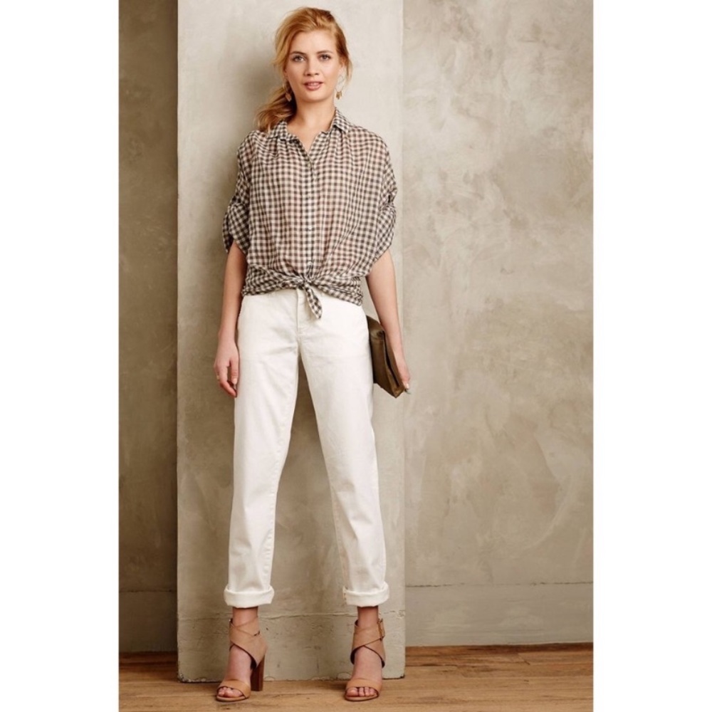 Anthropologie relaxed chino pant